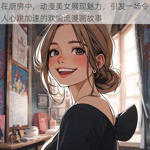 在厨房中，动漫美女展现魅力，引发一场令人心跳加速的欢愉流漫画故事