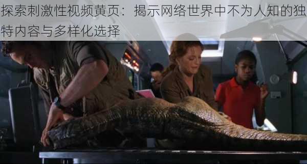 探索刺激性视频黄页:揭示网络世界中不为人知的独特内容与多样化选择
