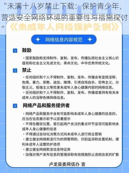 “未满十八岁禁止下载：保护青少年，营造安全网络环境的重要性与措施探讨”