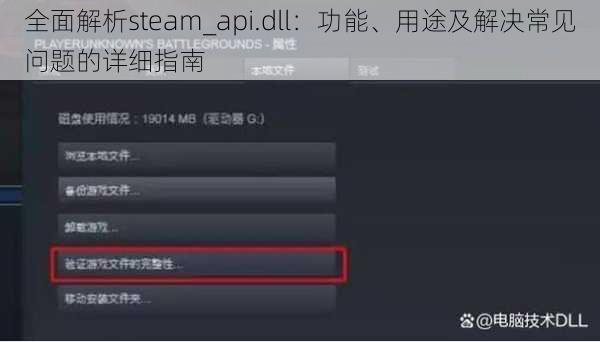 全面解析steam_api.dll：功能、用途及解决常见问题的详细指南