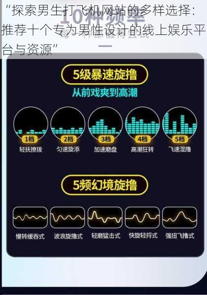 “探索男生打飞机网站的多样选择：推荐十个专为男性设计的线上娱乐平台与资源”