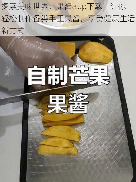 探索美味世界：果酱app下载，让你轻松制作各类手工果酱，享受健康生活新方式