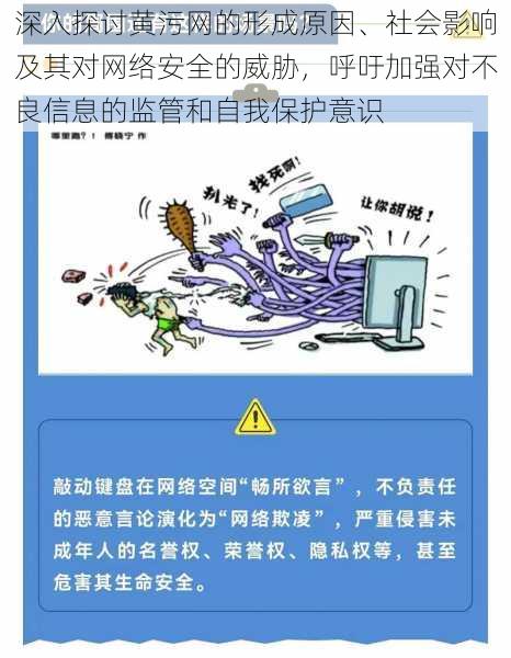 深入探讨黄污网的形成原因、社会影响及其对网络安全的威胁，呼吁加强对不良信息的监管和自我保护意识