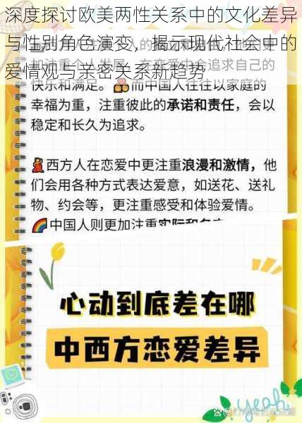 深度探讨欧美两性关系中的文化差异与性别角色演变，揭示现代社会中的爱情观与亲密关系新趋势