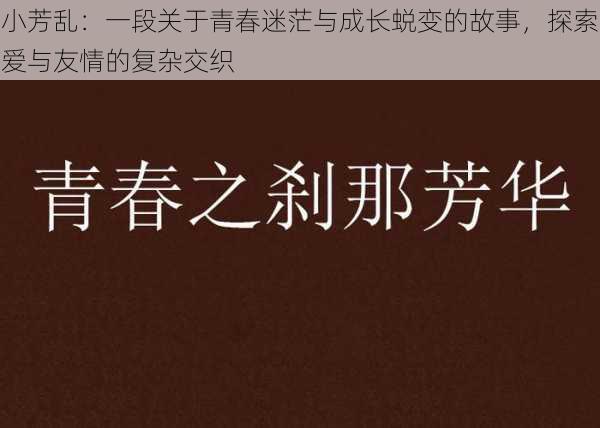 小芳乱：一段关于青春迷茫与成长蜕变的故事，探索爱与友情的复杂交织