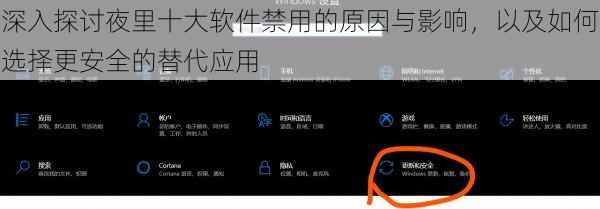 深入探讨夜里十大软件禁用的原因与影响，以及如何选择更安全的替代应用