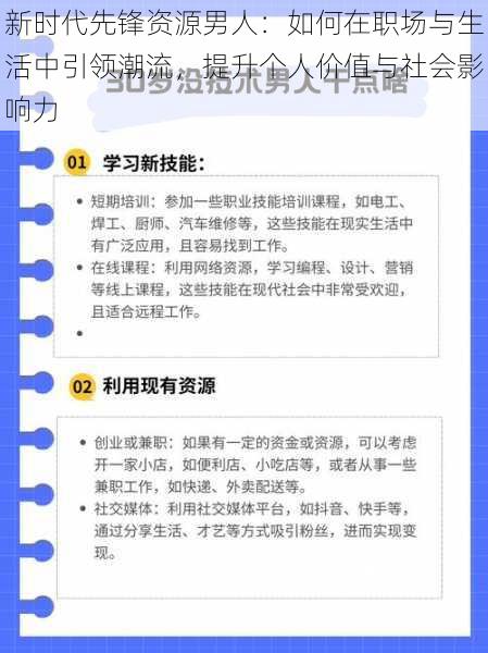 新时代先锋资源男人：如何在职场与生活中引领潮流，提升个人价值与社会影响力