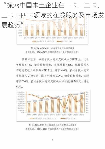 “探索中国本土企业在一卡、二卡、三卡、四卡领域的在线服务及市场发展趋势”