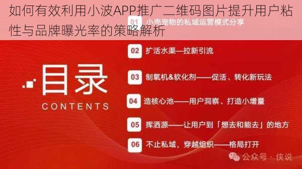 如何有效利用小波APP推广二维码图片提升用户粘性与品牌曝光率的策略解析