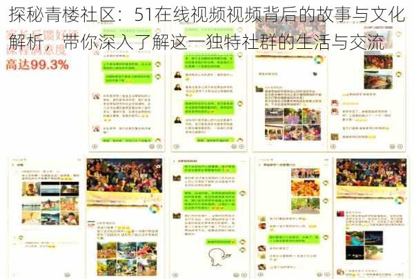 探秘青楼社区：51在线视频视频背后的故事与文化解析，带你深入了解这一独特社群的生活与交流