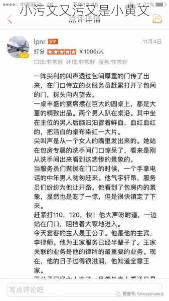 小污文又污又是小黄文