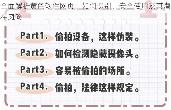 全面解析黄色软件网页：如何识别、安全使用及其潜在风险