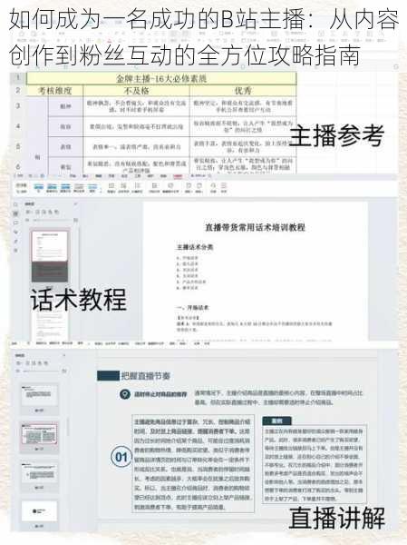 如何成为一名成功的B站主播：从内容创作到粉丝互动的全方位攻略指南