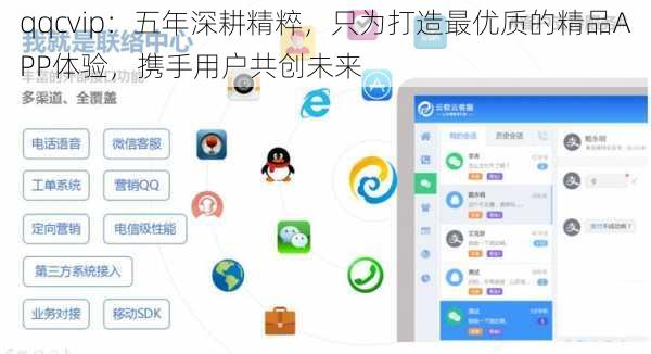 qqcvip：五年深耕精粹，只为打造最优质的精品APP体验，携手用户共创未来