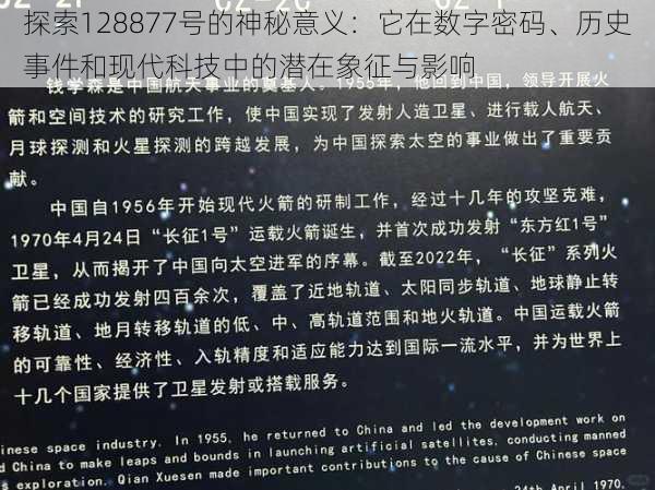 探索128877号的神秘意义：它在数字密码、历史事件和现代科技中的潜在象征与影响