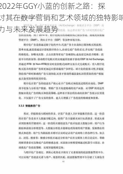 2022年GGY小蓝的创新之路：探讨其在数字营销和艺术领域的独特影响力与未来发展趋势