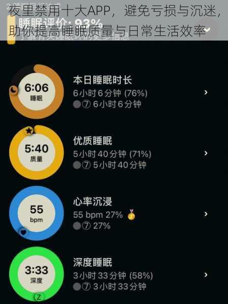 夜里禁用十大APP，避免亏损与沉迷，助你提高睡眠质量与日常生活效率