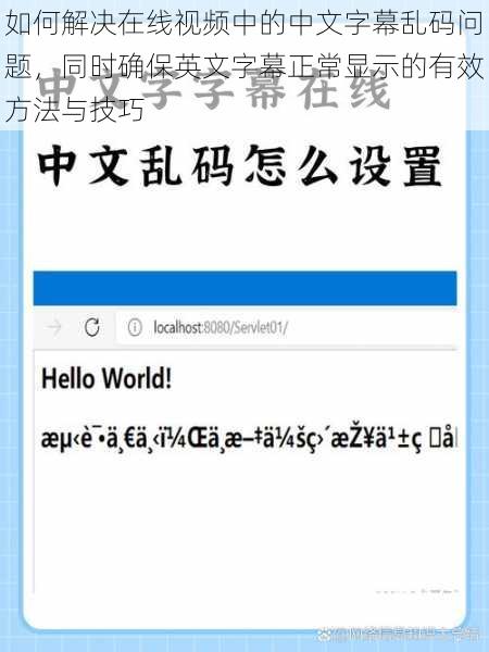 如何解决在线视频中的中文字幕乱码问题，同时确保英文字幕正常显示的有效方法与技巧