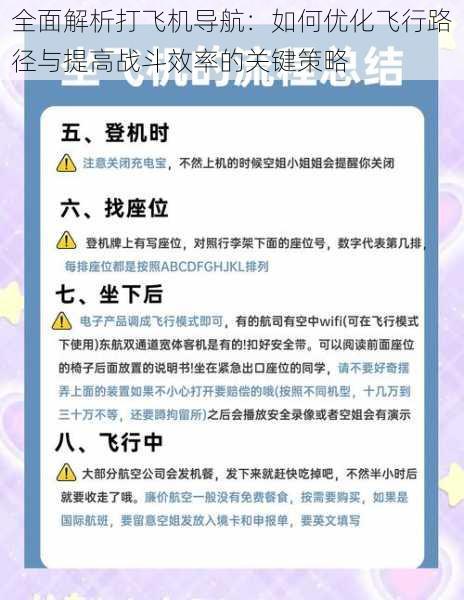 全面解析打飞机导航：如何优化飞行路径与提高战斗效率的关键策略