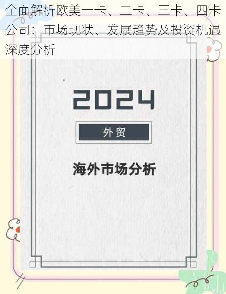 全面解析欧美一卡、二卡、三卡、四卡公司：市场现状、发展趋势及投资机遇深度分析