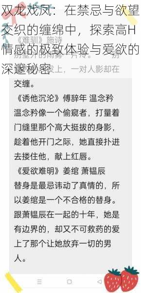 双龙戏凤：在禁忌与欲望交织的缠绵中，探索高H情感的极致体验与爱欲的深邃秘密