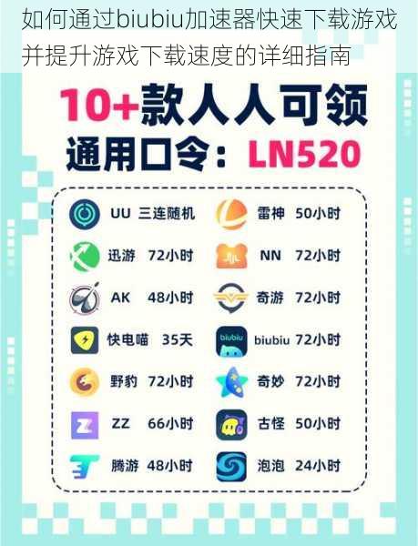 如何通过biubiu加速器快速下载游戏并提升游戏下载速度的详细指南