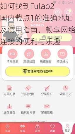 如何找到Fulao2国内载点1的准确地址及使用指南，畅享网络连接的便利与乐趣
