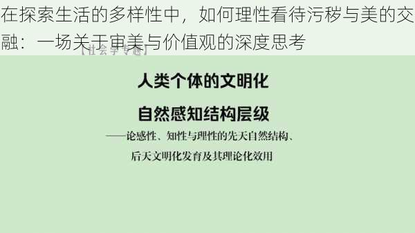 在探索生活的多样性中，如何理性看待污秽与美的交融：一场关于审美与价值观的深度思考