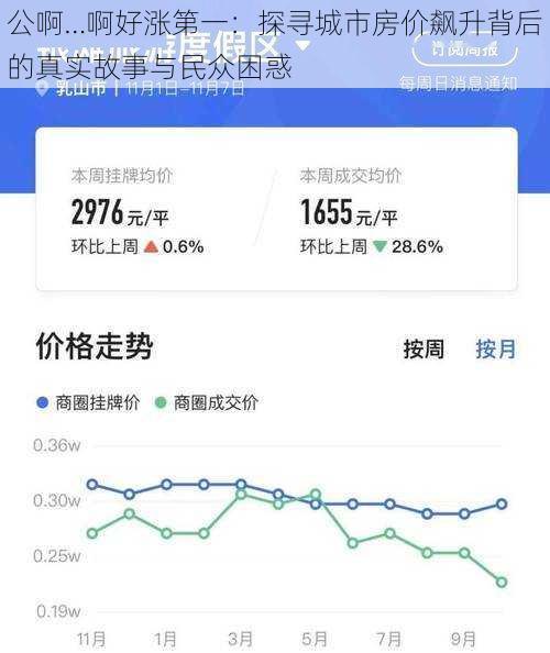 公啊…啊好涨第一：探寻城市房价飙升背后的真实故事与民众困惑