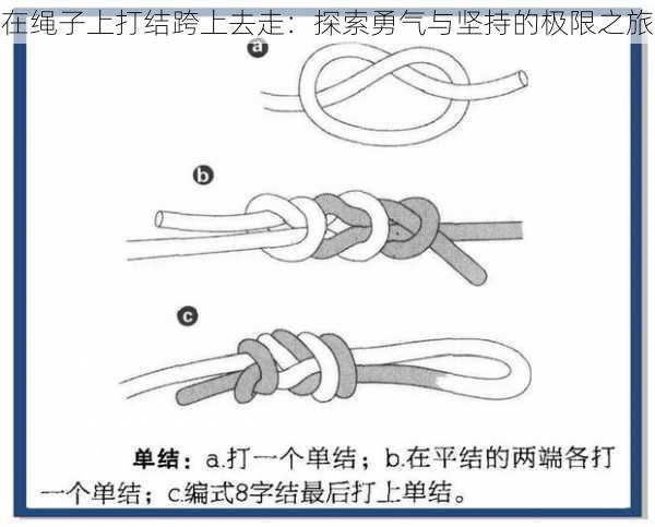 在绳子上打结跨上去走：探索勇气与坚持的极限之旅