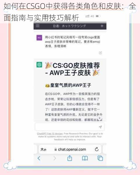 如何在CSGO中获得各类角色和皮肤：全面指南与实用技巧解析