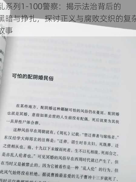 乱系列1-100警察：揭示法治背后的黑暗与挣扎，探讨正义与腐败交织的复杂故事