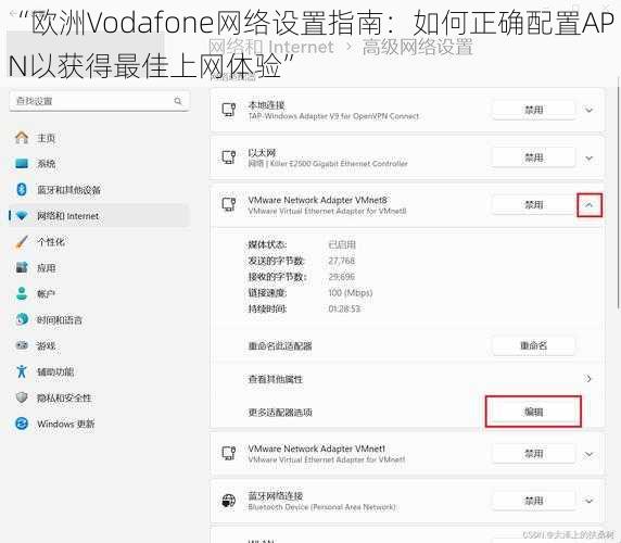 “欧洲Vodafone网络设置指南：如何正确配置APN以获得最佳上网体验”