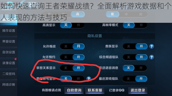 如何快速查询王者荣耀战绩？全面解析游戏数据和个人表现的方法与技巧