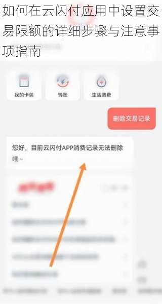 如何在云闪付应用中设置交易限额的详细步骤与注意事项指南