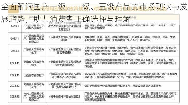 全面解读国产一级、二级、三级产品的市场现状与发展趋势，助力消费者正确选择与理解