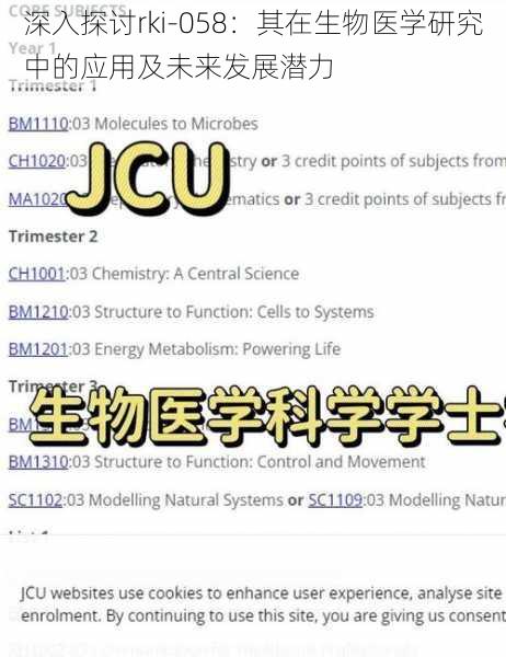 深入探讨rki-058：其在生物医学研究中的应用及未来发展潜力