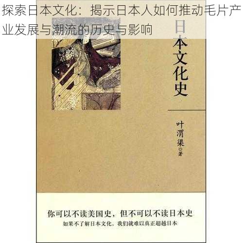 探索日本文化:揭示日本人如何推动毛片产业发展与潮流的历史与影响