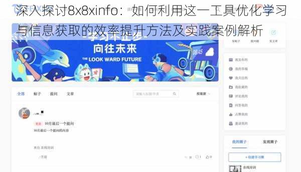 深入探讨8x8xinfo：如何利用这一工具优化学习与信息获取的效率提升方法及实践案例解析