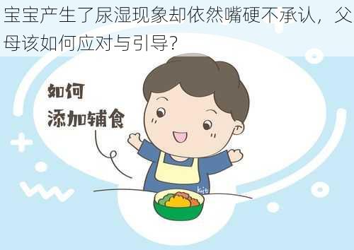 宝宝产生了尿湿现象却依然嘴硬不承认,父母该如何应对与引导?