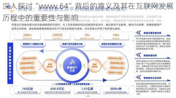 深入探讨“www.64”背后的意义及其在互联网发展历程中的重要性与影响