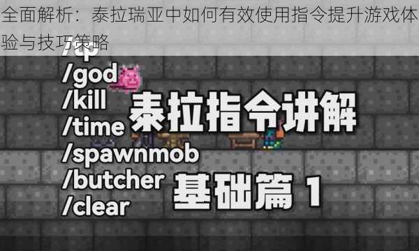 全面解析:泰拉瑞亚中如何有效使用指令提升游戏体验与技巧策略