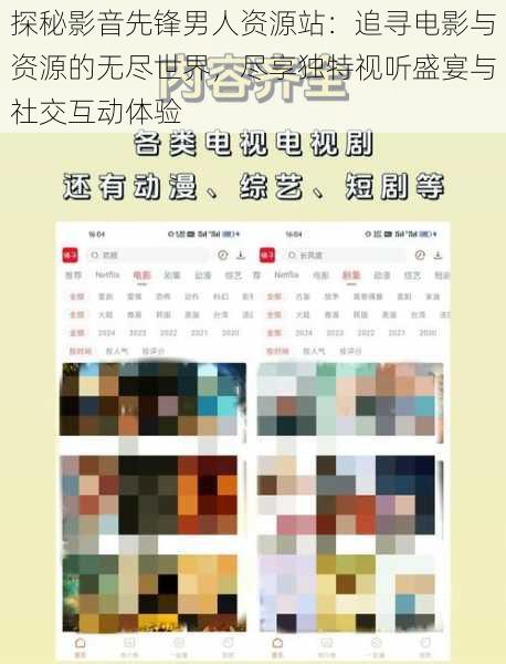 探秘影音先锋男人资源站:追寻电影与资源的无尽世界,尽享独特视听盛宴与社交互动体验