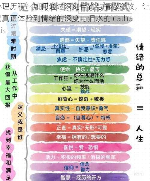 心理历程:如何通过深刻自省与情感释放,让自己真正体验到情绪的深度与泪水的 catharsis