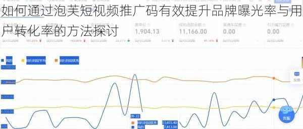 如何通过泡芙短视频推广码有效提升品牌曝光率与用户转化率的方法探讨