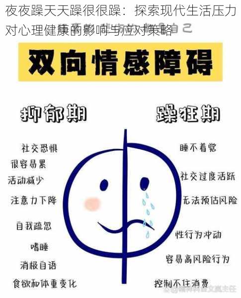 夜夜躁天天躁很很躁：探索现代生活压力对心理健康的影响与应对策略